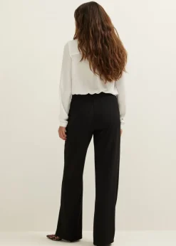 Wijde broek met pintuck