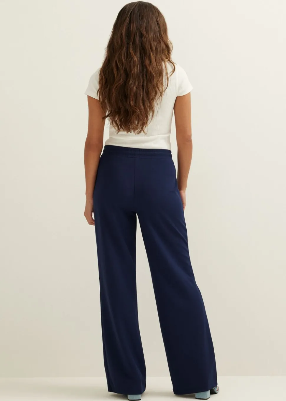 Wijde broek met pintuck