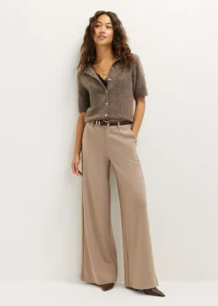 Wijde pantalon met hoge taille